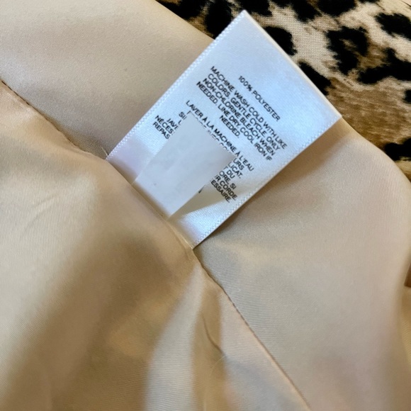 NWOT Express Leopard Print Blazer 3/4 sleeve - Picture 6 of 7